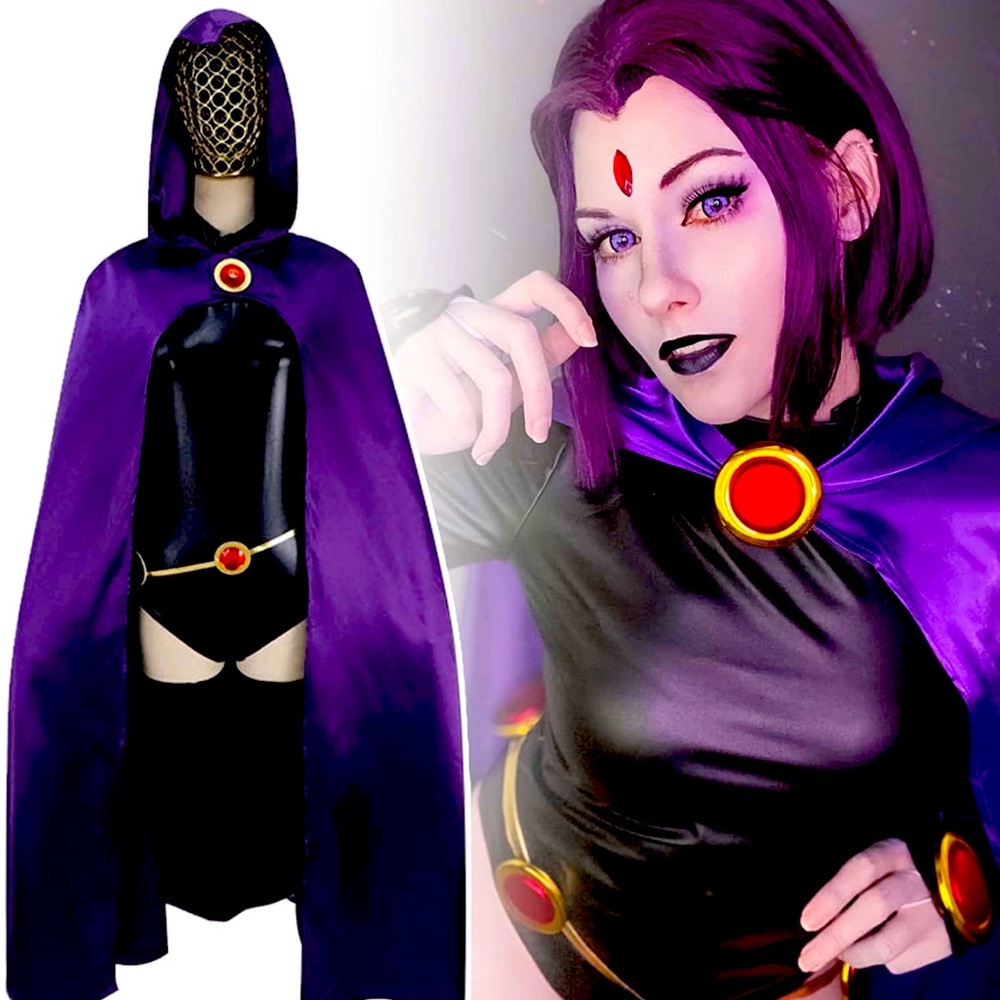 TeenTitans-Raven Cosplay Costume/ Small
